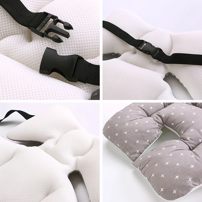 Двусторонняя детская подушка для детской коляски с принтом теплые подушки
