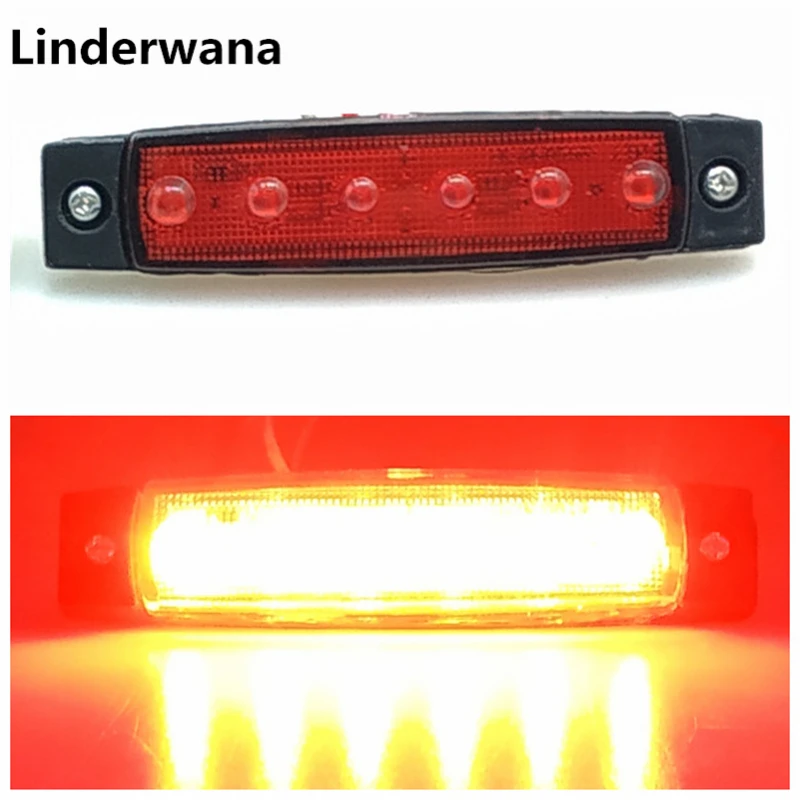 10x/4x/2x LED 6 SMD Universal Truck Trailer Caravan Car Taillights Turn Signal Brake Rear Warning Tail Light 24V 12V | Автомобили и