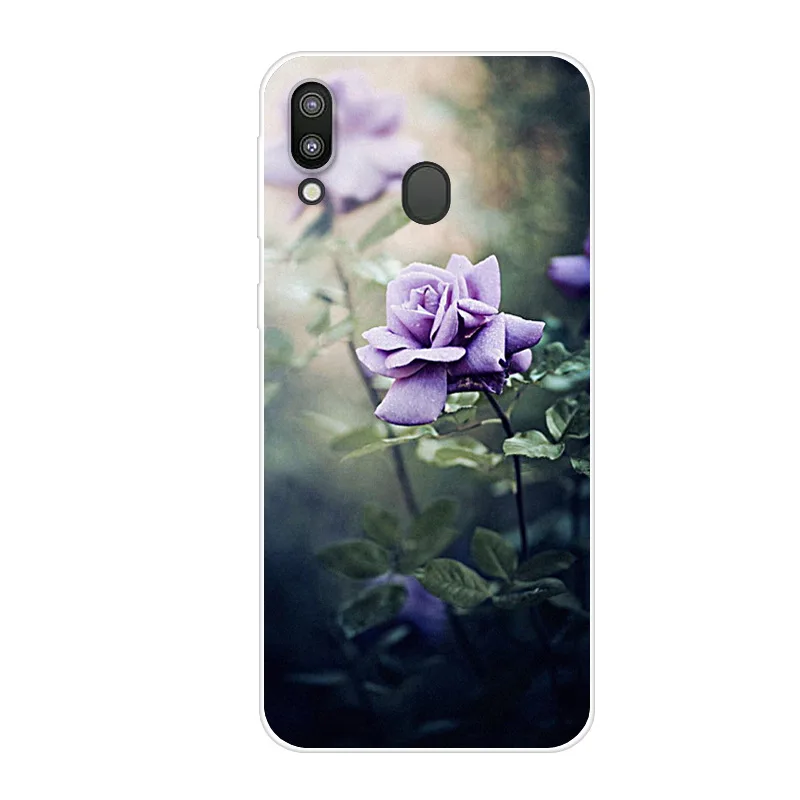 17 Для samsung M20 чехол милый мультфильм мягкий силиконовый планета кошка для телефона С Рисунком Тигра чехол для samsung Galaxy M20 задняя крышка M 20 M205F Coque - Цвет: 17