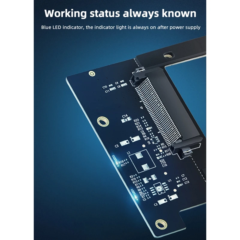 

PCIE Riser U.2 to M.2Nvme PCI Express Adapter Interface Gen3 Transfer Card X99 Hard Drive Computer Components Expansion