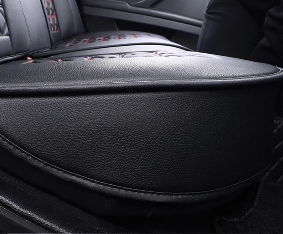 Универсальные кожаные чехлы для автомобильных сидений для Toyota Corolla Camry Rav4 Auris Prius Yalis Avensis Alphard 4Runner Hilux