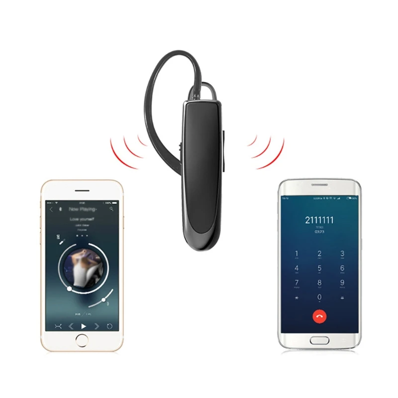 Беспроводной Bluetooth наушники гарнитура BT4.0 CSR4.0 Шум микрофон с функцией