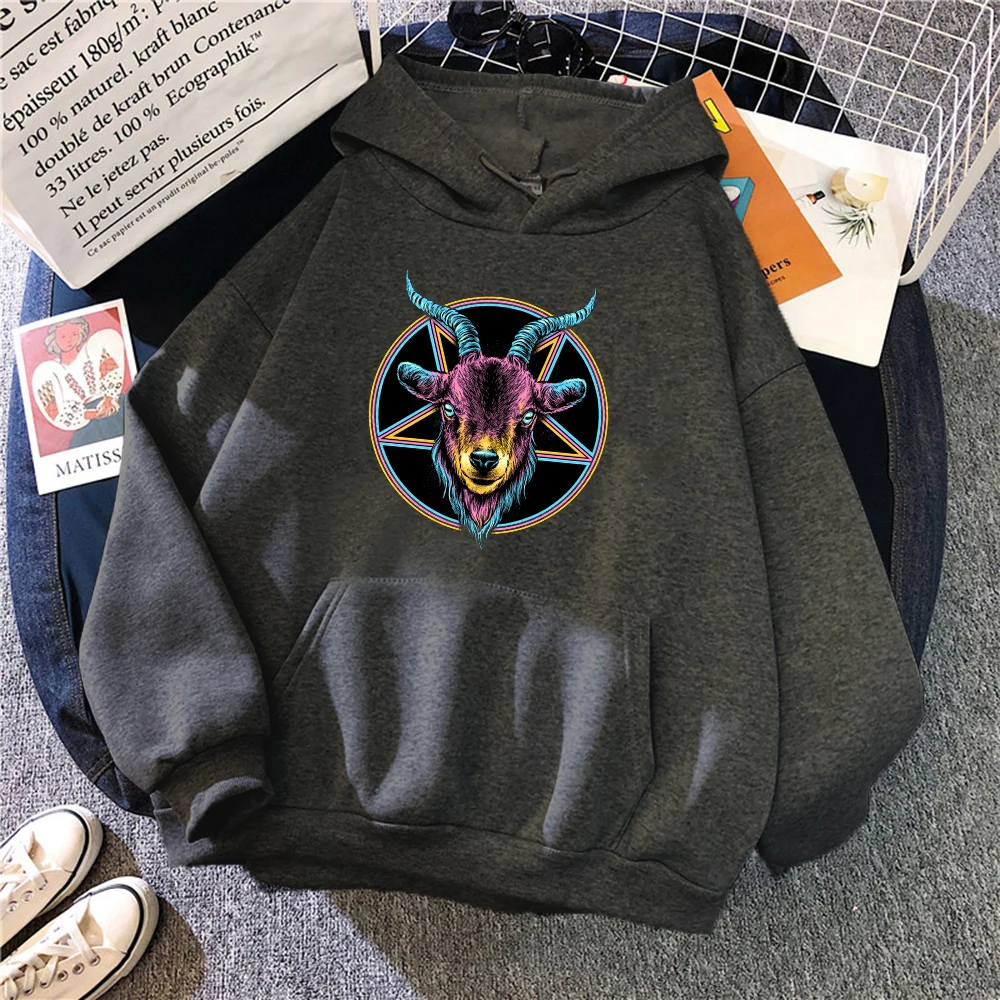 

Colorful Reindeer Print Man Hoodie Casual Pocket Loose Hooded Streetwear Mens Fashion Comfortable Hip Hop Oversize Sweatshirts