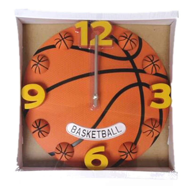 Настенные 3D часы для мальчиков и девочек Креативные Круглые Пластиковые 3d с