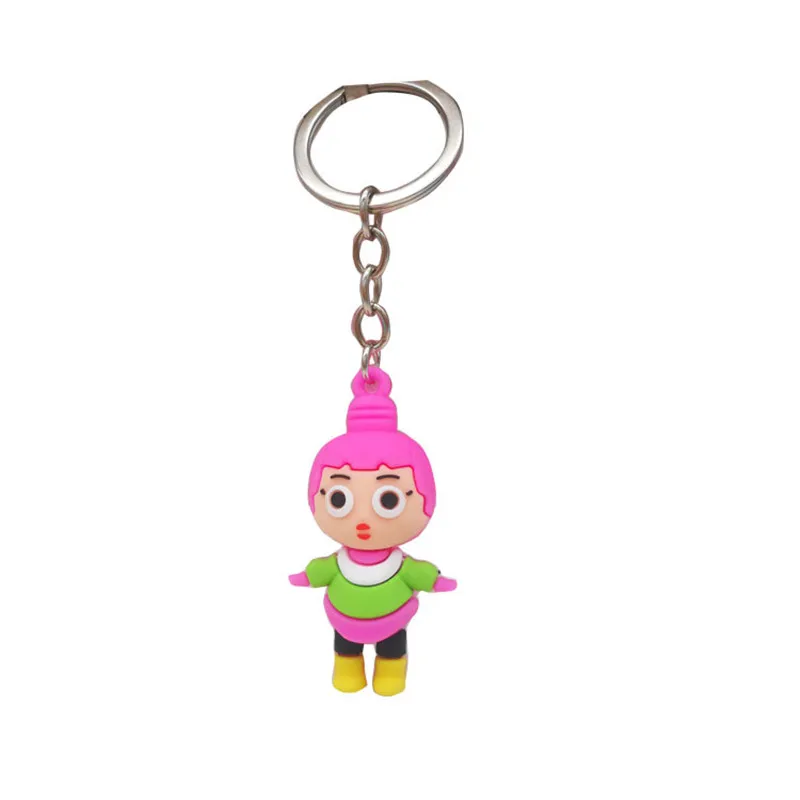 2019 new cartoon soft keychain surprise doll pendant children's bag ornaments promotional small gifts | Украшения и