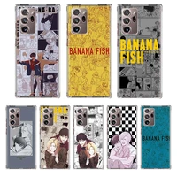 banana fish anime phone case coque for samsung galaxy note 20 ultra note 10 plus 8 9 f52 f62 m31s m30s m51 m11 cover funda capa