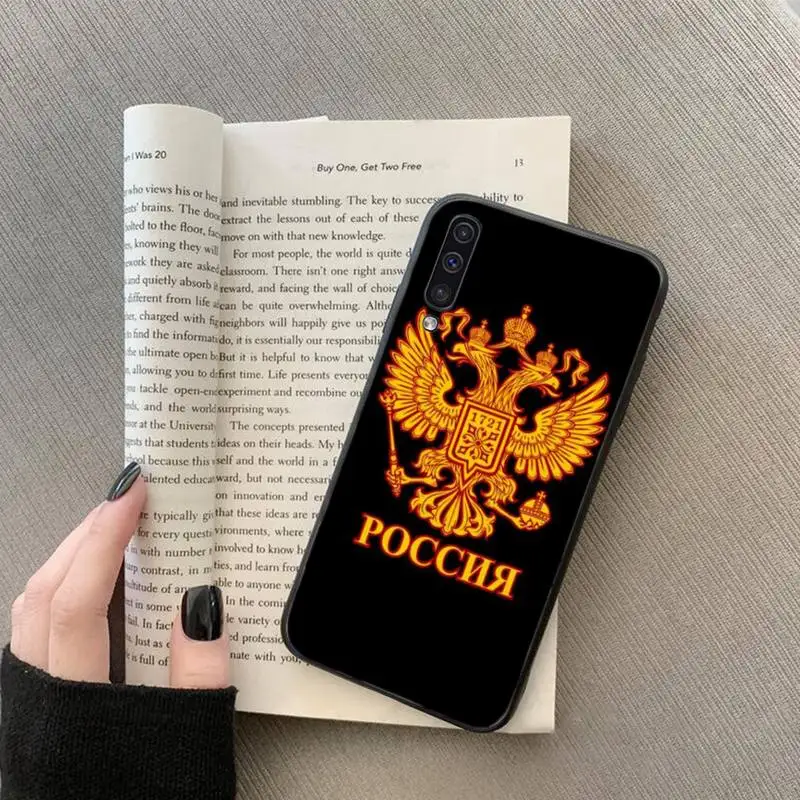 

Russian flag bear flag eagle Phone Case For Samsung galaxy A S note 10 7 8 9 20 30 31 40 50 51 70 71 21 s ultra plus