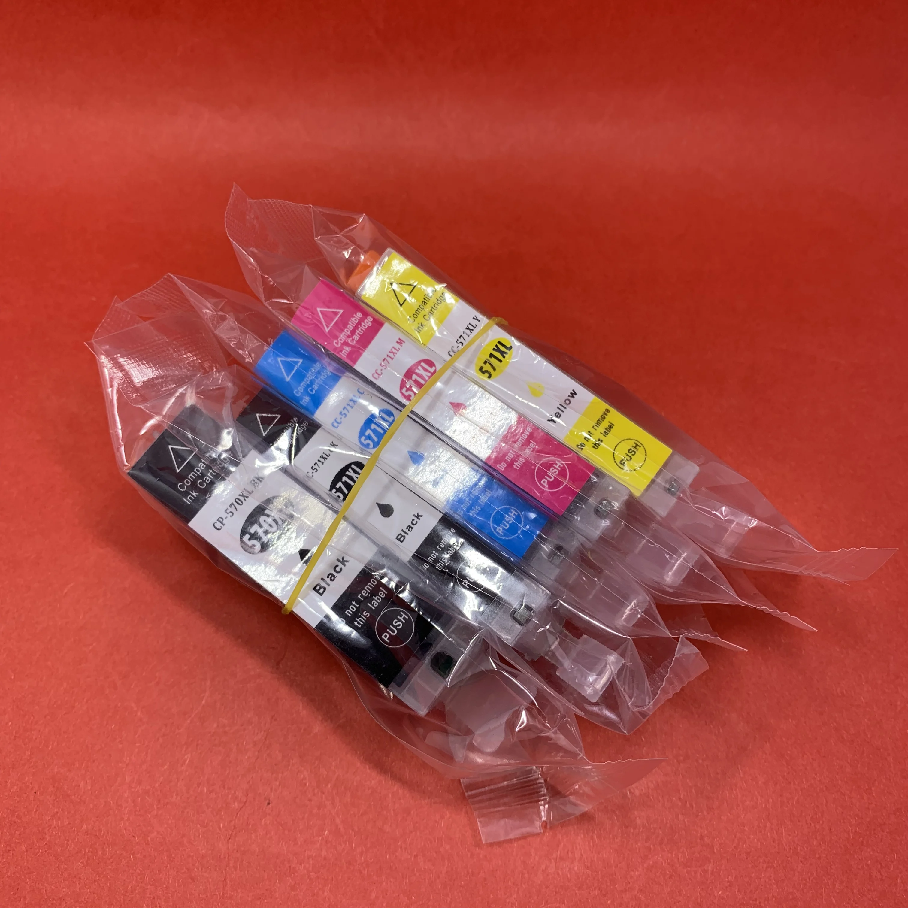 

YOTAT 5pcs ink cartridge PGI-570XL PGI-570 CLI-571 for Canon PIXMA MG5750 MG5751 MG5752 MG5753 MG6850 MG6851 MG6852 MG6853