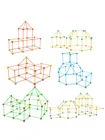 Набор для сборки детских домов, туннелей и замков