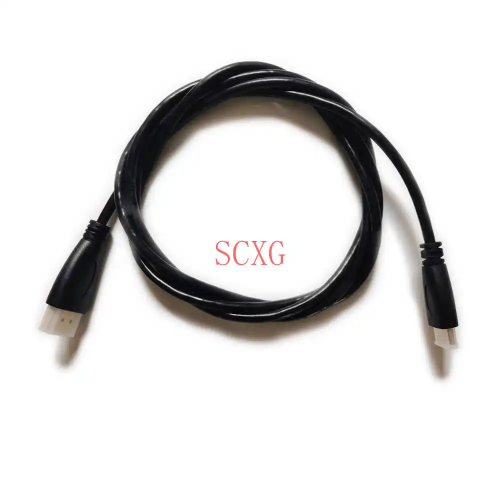 1.5M Length Mini Hdmi-compatible To Standard Hdmi-compatible Signal Cable For Devices With Mini Port Connected To Standard Port