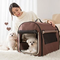 foldable dog cat delivery room dog cage travel bag cats carrier accessories for small dogs pet car seat poop bags stuff backpack
