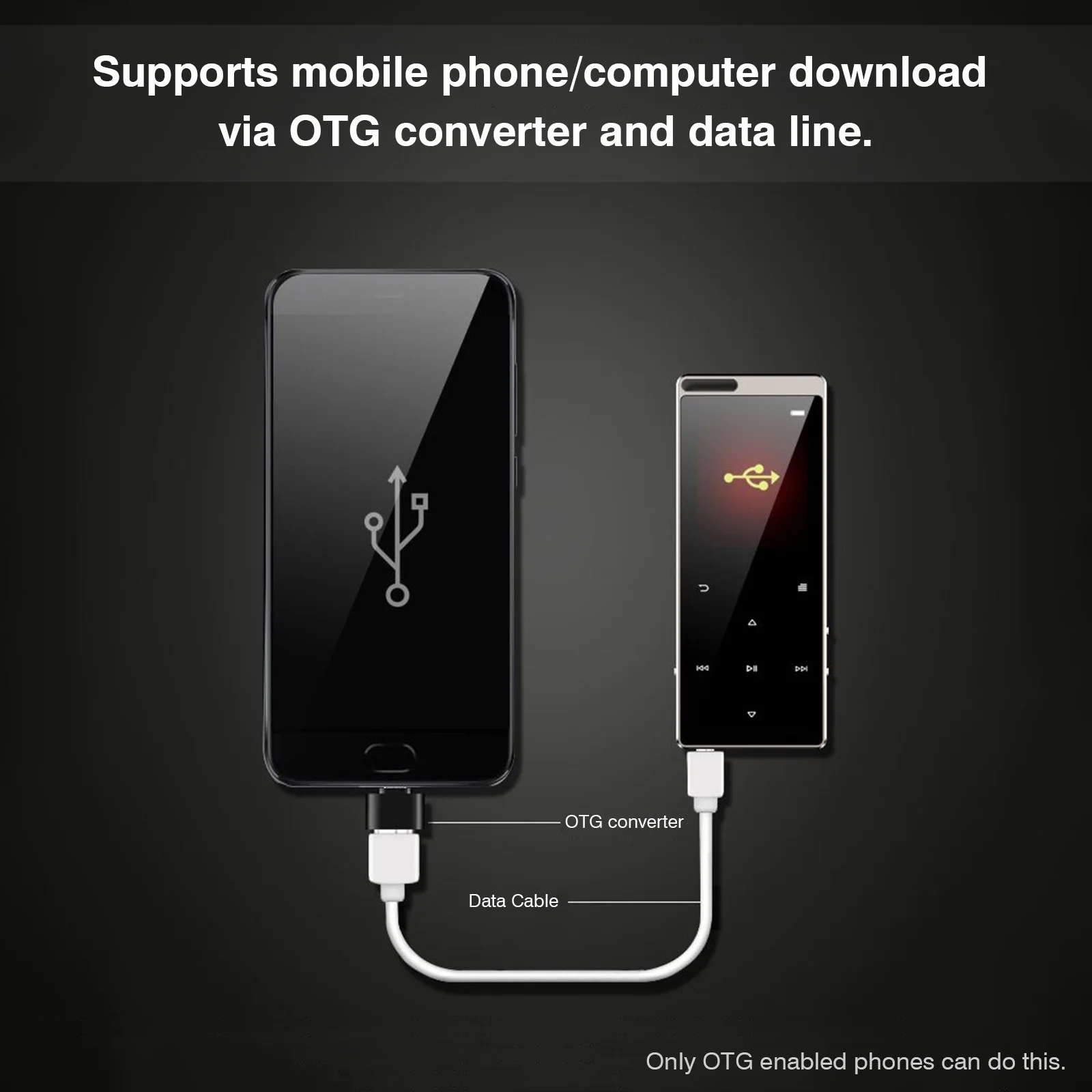 Портативный музыкальный MP3-плеер RUIZU D15 Bluetooth без потерь Hi-Fi плеер 1 8 дюйма TFT-экран