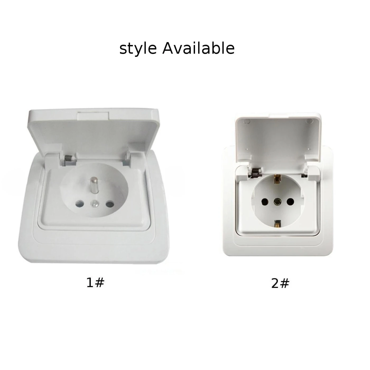 

High Quality Dust-proof Outdoor Wall Power Socket 16A EU Standard Outlet AC 110~250V