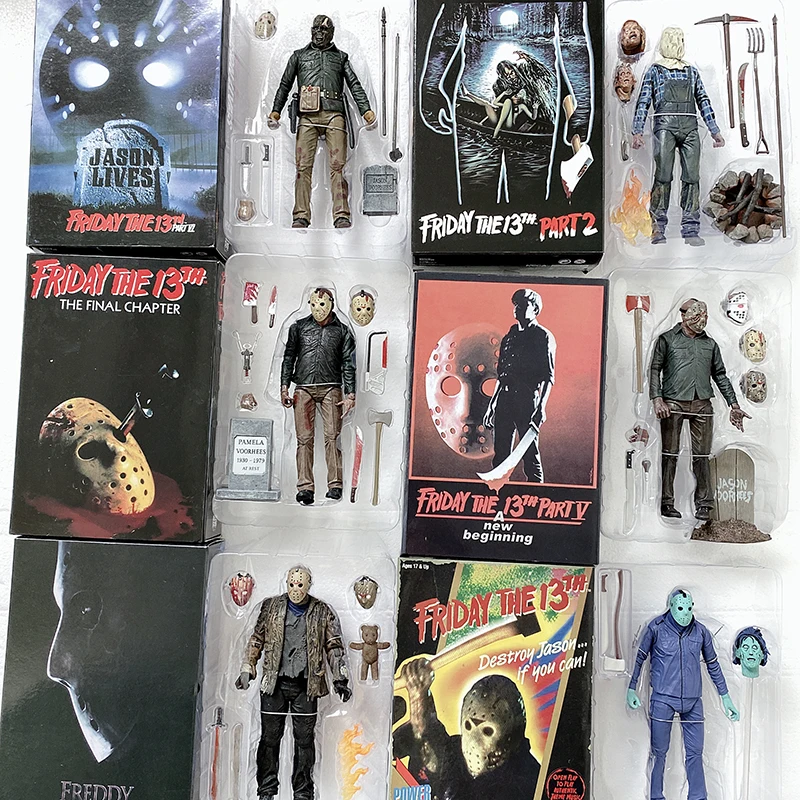 NECA Friday The 13th Toys экшн фигурка Фредди Джейсона воорхеса Фигурки Игрушка кукла
