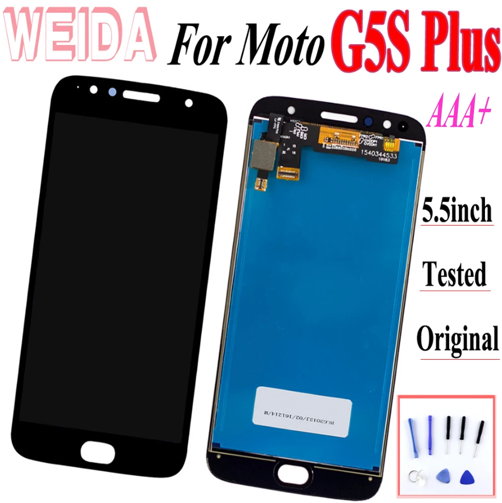 

5.5" For Motorola Moto G5S Plus LCD Display Touch Screen Digitizer Assembly XT1802 XT1803 XT1805 XT1086 Free Glassfilm Tools