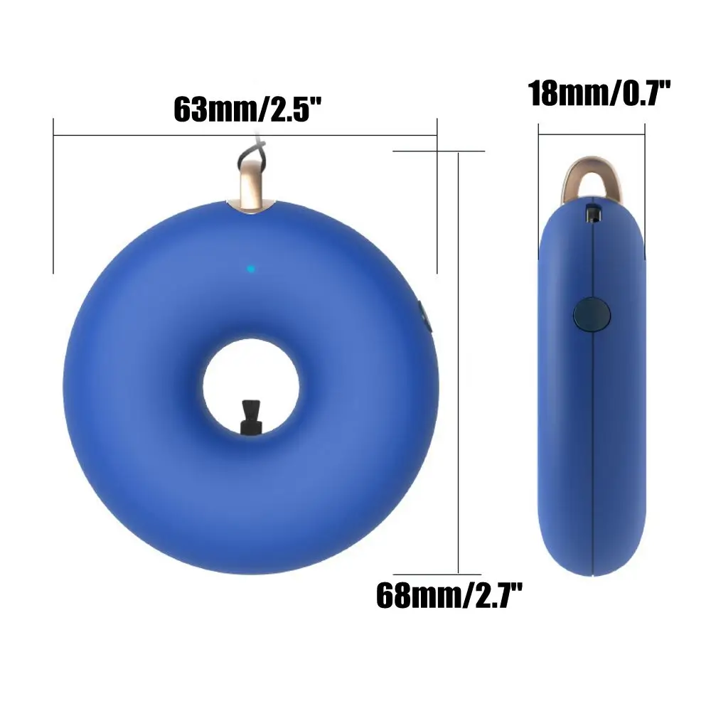 

USB Mini Air Necklace Negative Ion Air Freshener Portable Wearable Air Purifier Personal No Radiation Low Noise for Adults Kid