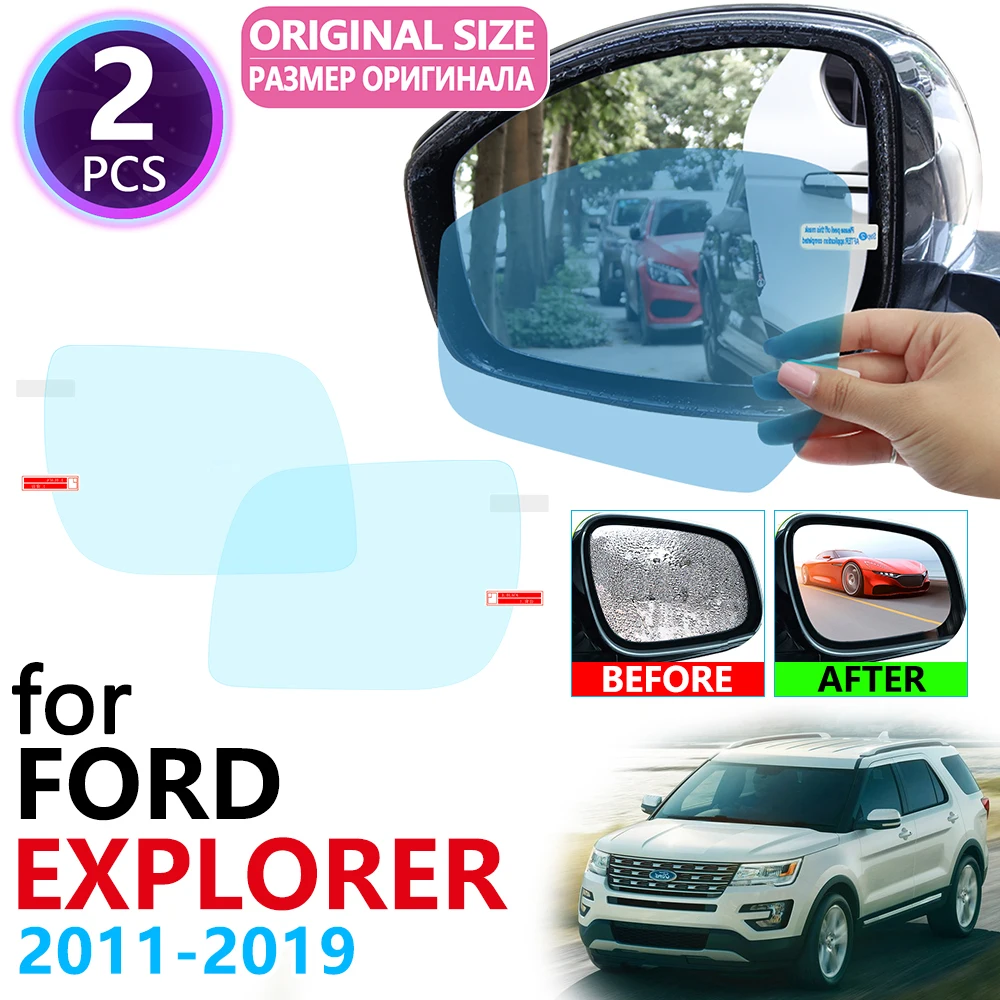 Для Ford Explorer U502 MK5 2011 ~ 2019 полное покрытие для зеркала заднего вида противотуманные