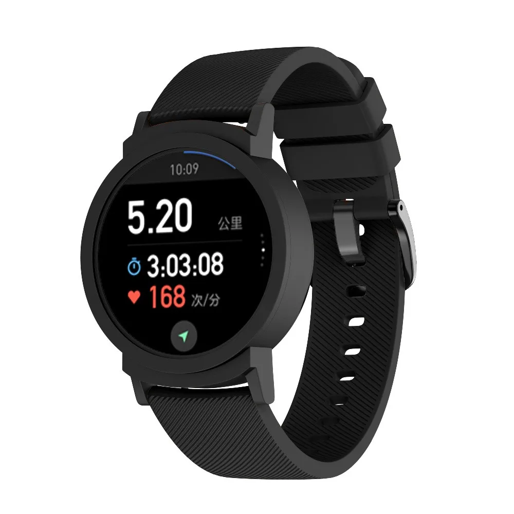 Большой сменный силиконовый ремешок для браслета Ticwatch E ремешок для наручных часов 6 цветов 20 мм 19Nov06
