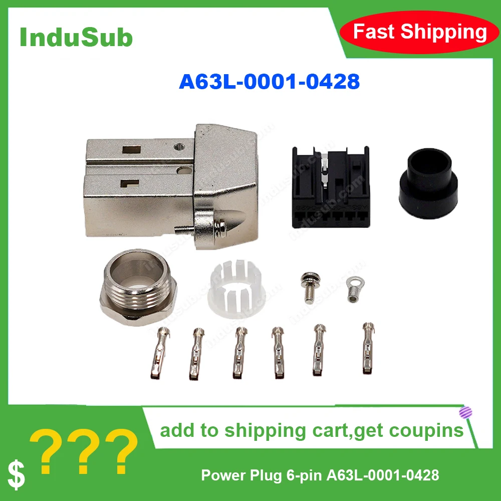 

1set 6P A63L-0001-0428 Motor Power Connector Conector cable