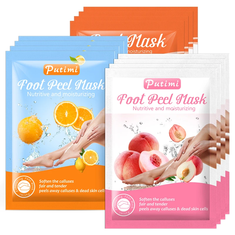 

30pair Exfoliating Foot Mask Scrub Foot Care Feet Patches for Pedicure Socks Feet Peeling Mask Dead Skin Remover Moisturizing