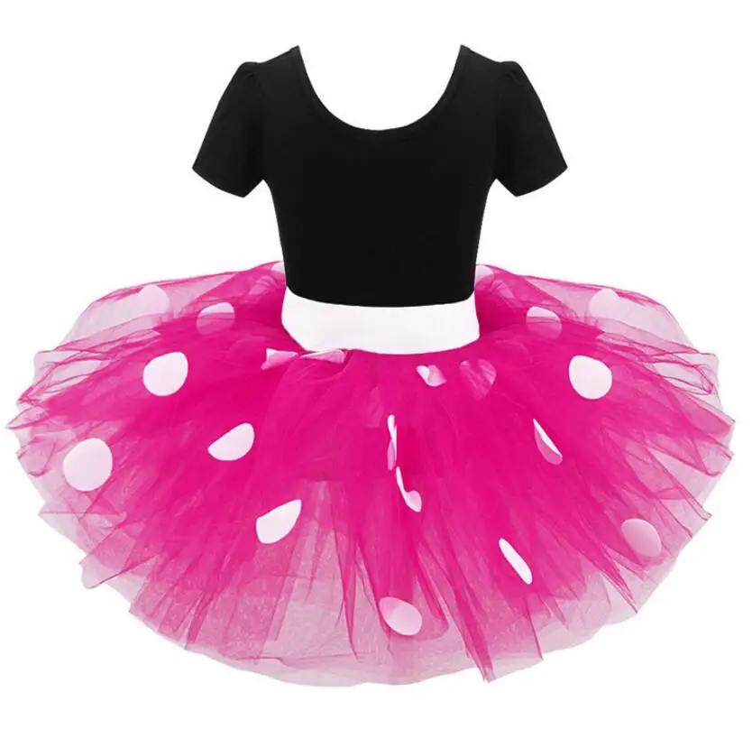 Коллекция 2017 года летний подарок для детей нарядное платье с Минни Маус нарядный