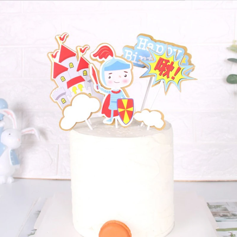 Милый Маленький принц детский Топпер для торта С Днем Рождения свадебные