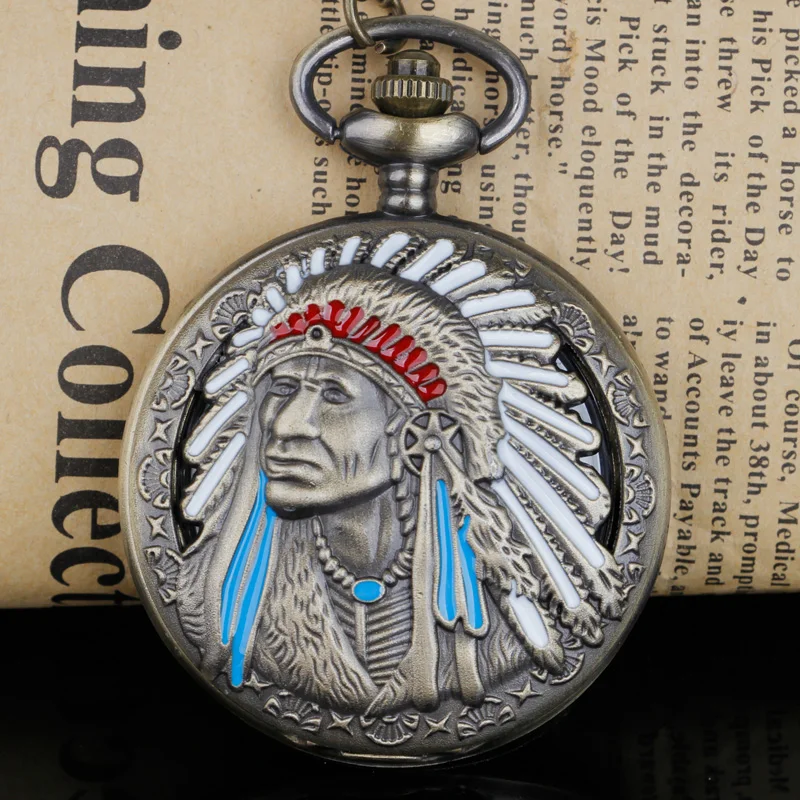 Кварцевые карманные часы с под