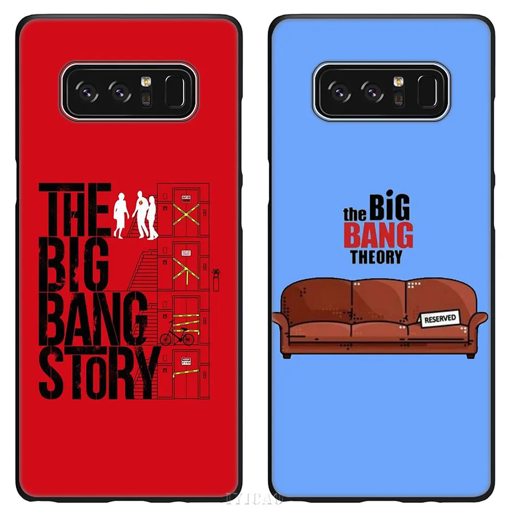 С тематикой сериала Теория большого взрыва мягкий силиконовый чехол для Samsung Galaxy