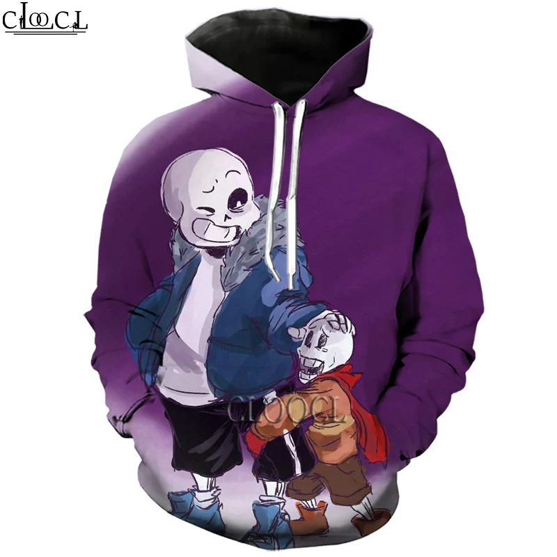 

HX Fashion Men Women Casual Streetwear Popular Game Undertale Hoodies 3D Printed Hooded Pullover Sportswear Tops Drop Shipping