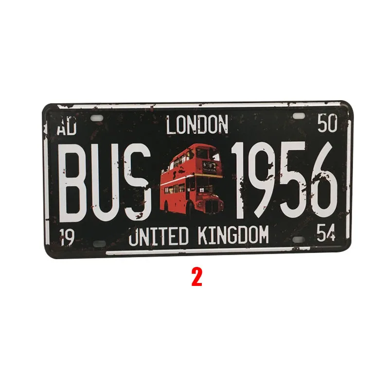 Продвижение товара 15*30 см автомобильный номерной знак металлическая табличка