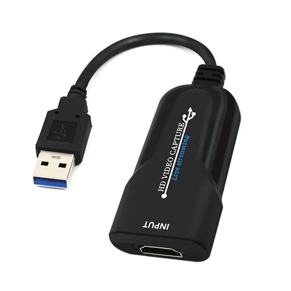

2020 New Video Capture Card Convenient Compact HDMI To USB 3.0 2.0 Game Capture Card Grabber HD Camera Recording Live Streaming