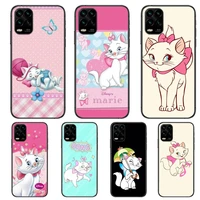 soft marie cat cartoon phone case for xiaomi redmi note 11 10 9s 8 7 6 5 a pro t y1 anime black cover silicone back pre style co