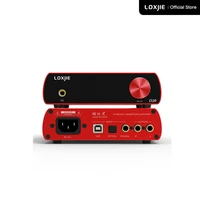 loxjie d20 hifi digital audio dac and headphone amplifier uses dac chip ak4497 support dsd512 pcm 32bit768khz