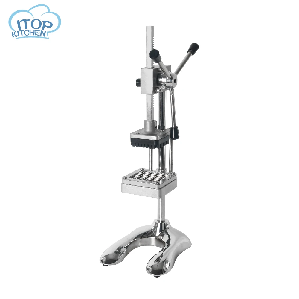 

ITOP Vertical Manual Potato Chips Cutter Vegetable Fruit Slicer Knife MH003 With 8mm 10mm 12mm Blades