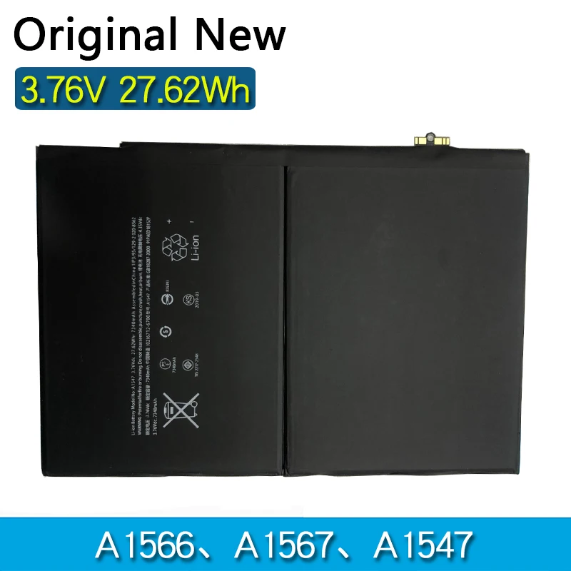 Новый оригинальный аккумулятор A1547 для планшета Apple iPad Air 2 ipad 6 A1566 A1567 3 76 в Вт/ч IPad