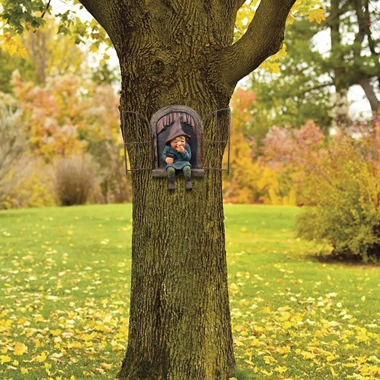 

Garden Decoration Outdoor Mischievous Garden Gnome Voyeur Funny Garden Tree Decoration Accessories jardin decoration
