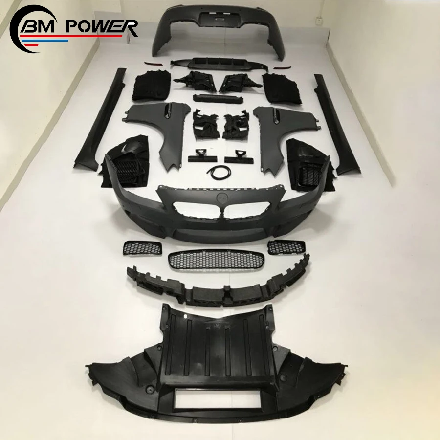 

High Quality PP Material 6 Serie F13 Body Kit for 6 Serie F06 to M6 Sedan Coupe with Front Bumper Fenders Renders Rear Bumper