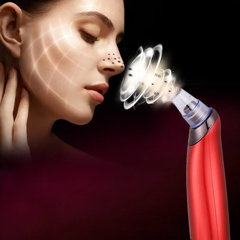 

Blackhead Remover Face Deep Nose Cleaner T Zone Pore Acne Pimple Removal Vacuum Suction Facial Diamond Beauty Clean Skin Tool