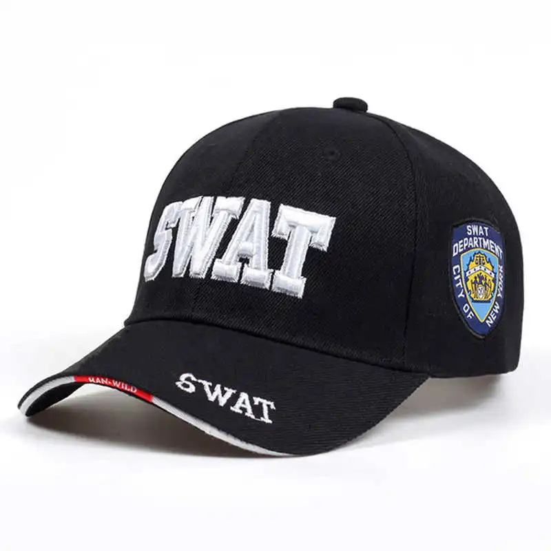 Мужская тактическая бейсболка s брендовая бейсболка с надписью "SWAT" Кепка SWAT Snapback Кепка s хлопковая Регулируемая Gorras Planas Man