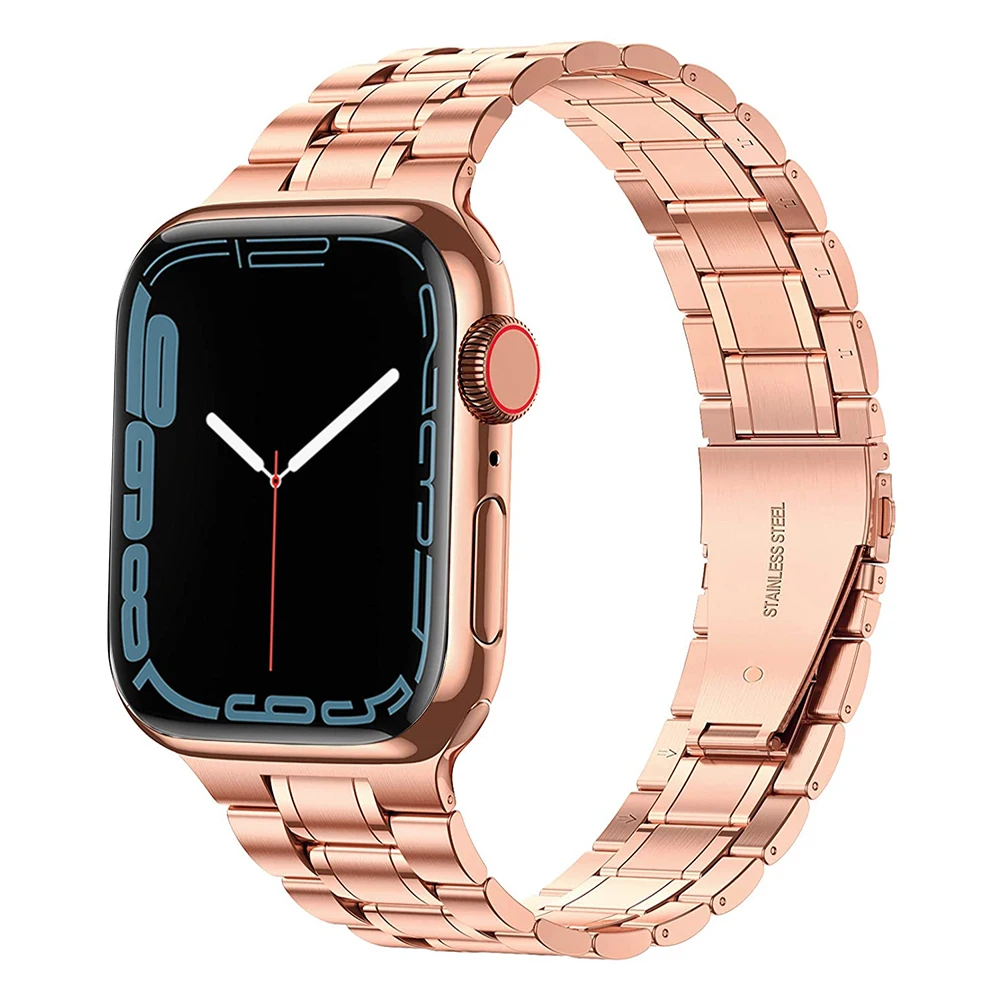 

Ремешок для смарт-часов Sequoia, кожаный зеленый браслет для Apple Watch Series 38 мм 40 мм 41 мм 42 мм 44 мм 45 мм