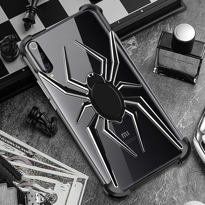 Стильный металлический чехол с пауком для Xiaomi mi 9, роскошный тонкий жесткий алюминиевый металлический чехол-бампер для Xiaomi mi 9 mi 9 Explorer