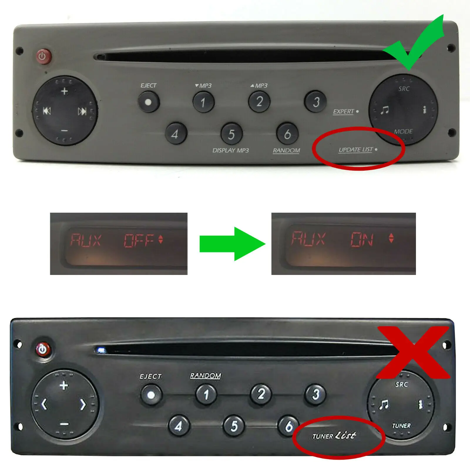 bluetooth music adapter for renault clio 2 3 campus scenic update list radio free global shipping