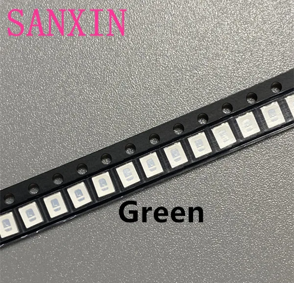 100 шт./лот SMD LED 2835 зеленый 0 2 Вт высокая яркость светоизлучающие диоды Чип