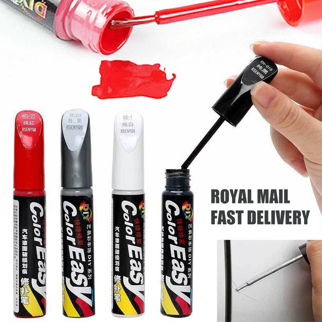 1pc 100ml 4 Colors Profession DIY Car Scratch Remover Brush Touch Automobile Body Paint Repair Waterproof Pen Auto Paint Care