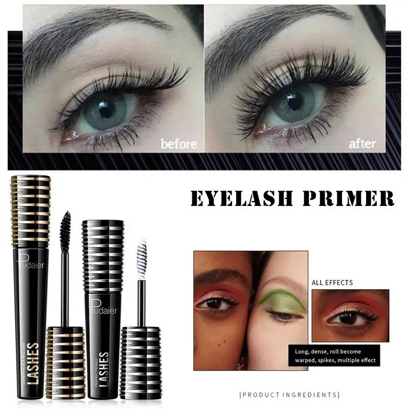 Тушь для ресниц 4D с шелковым волокном 2 шт. + тушь набор макияжа водостойкая Rimel 3d