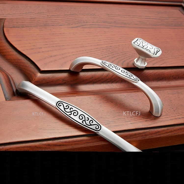 Шкафчик кухонная фурнитура ручка для шкафа мебель из цинкового сплава в