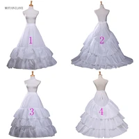 free shipping white hoops petticoat crinoline slip underskirt for wedding dress bridal gown cheap wedding accessories in stock