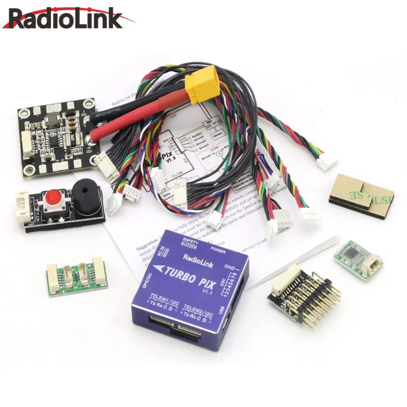 

Пульт дистанционного управления Radiolink TURBO PIX V1.0, модуль PPM SBUS, Контроллер полета, 8-канальный выход для радиоуправляемого вертолета, квадрокоп...