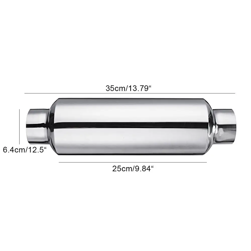 Универсальный автомобильный резонатор из нержавеющей стали автомобильные