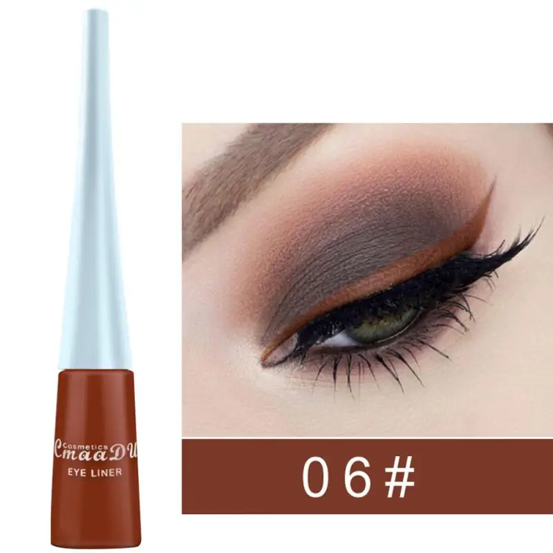 

12colors Liquid Eyeliner Pencil Quick Dry Waterproof Eyes Pigment Makeup Eyeliner Cosmetic Matte Smooth Eye Liner Pen TSLM1